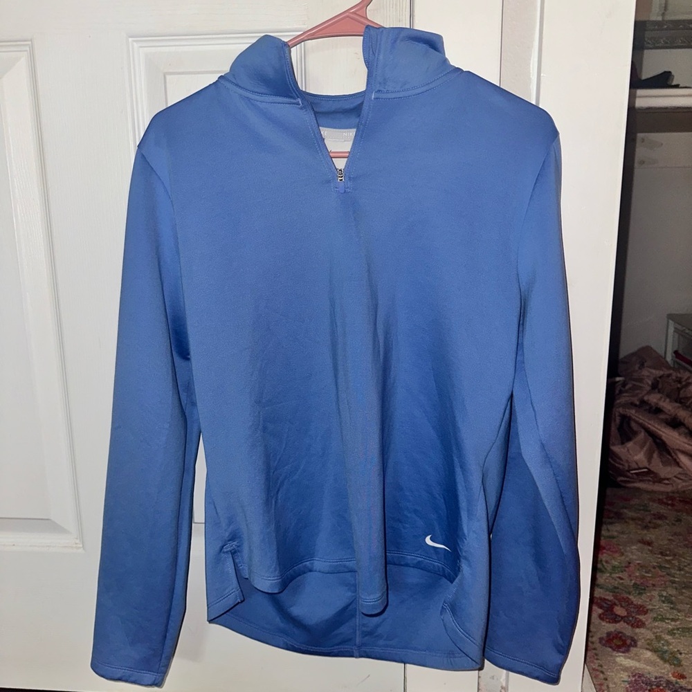 Nike Blue Quarter-Zip Pullover